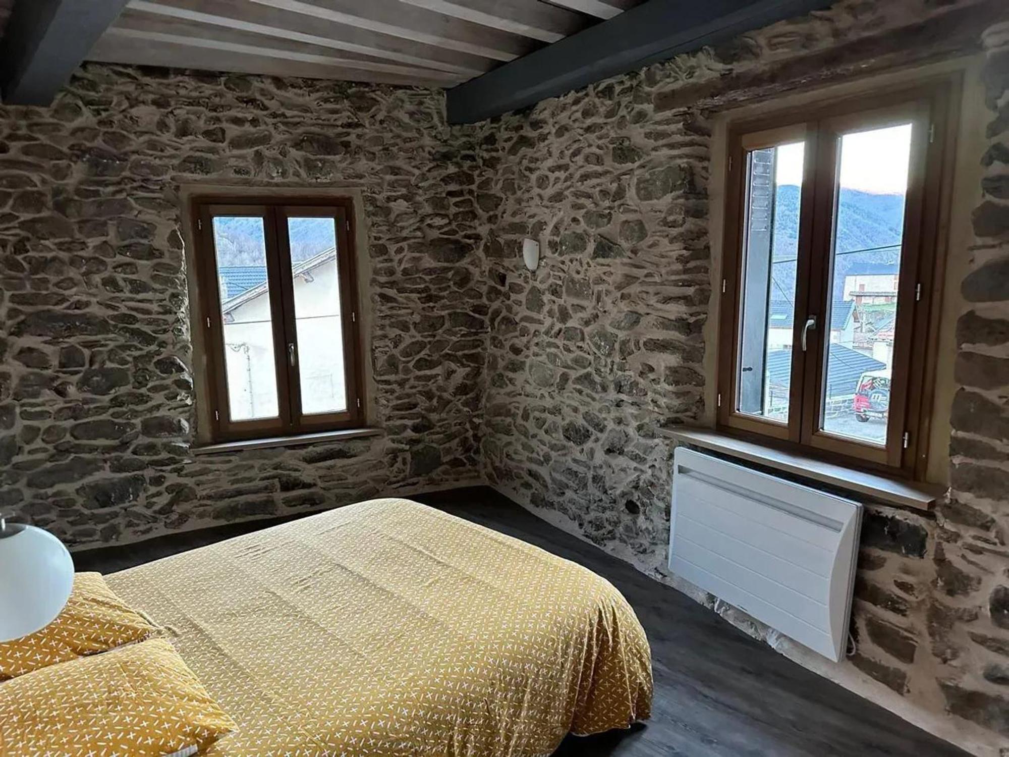 Chalet Confortable A Ascou Avec Vue Sur La Montagne Ngoại thất bức ảnh
